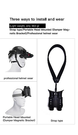 Тактический бинокль ночного видения NV8300 Super Light HD 36MP 3D 4K (до 500м) Винница - изображение 6