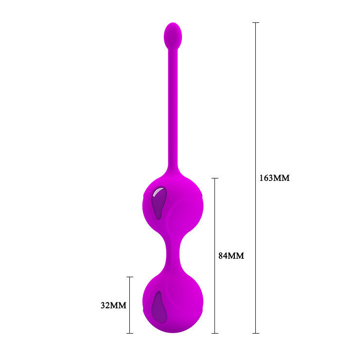 Вагінальні кульки - Pretty Love Kegel Tighten Up II Purple Sex Aura Київ - фото 5