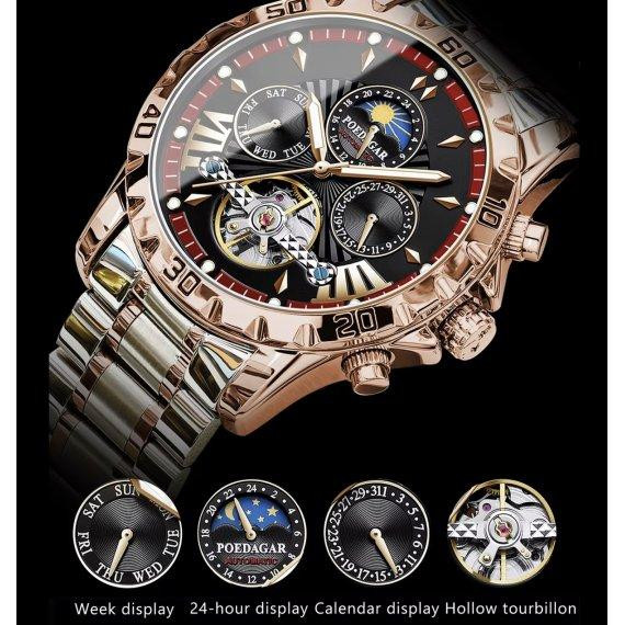 Мужские механические часы Poedagar Mechanical Киев - изображение 4