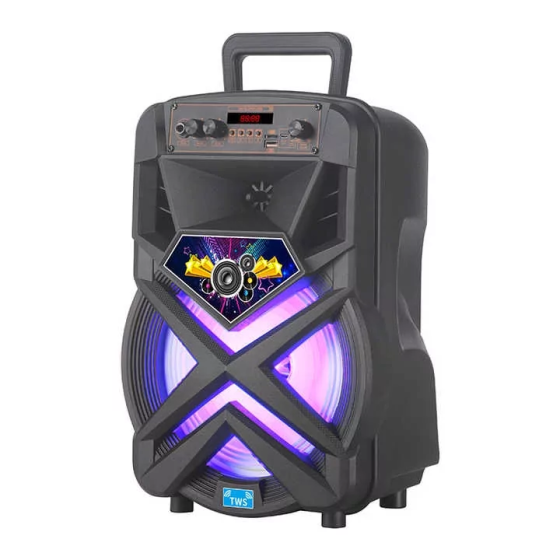 Портативная акустическая колонка NDR P77 10W Bluetooth стереосистема + караоке микрофон Винница