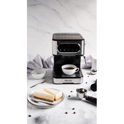 Рожковая кофеварка эспрессо Hisense HESCM15DBK Винница - изображение 2