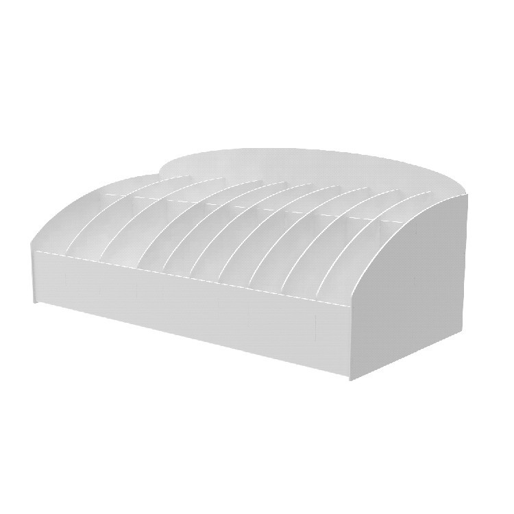 Шоу бокс EKOSTAR для чайных пакетиков 614х290х250 белый Киев - изображение 1