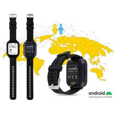 Смарт-часы GARMIX PointPRO-300 4G/GPS/WIFI/VIDEO CALL BLACK (1017354) Винница