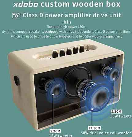 XDOBO  Mirage 130 Вт Портативна акустика bluetooth колонка. Київ