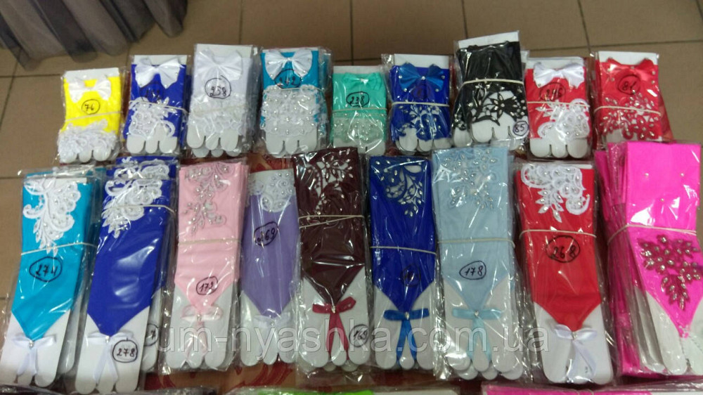 Перчатки детские к бальным нарядным платьям Кривой Рог - изображение 1