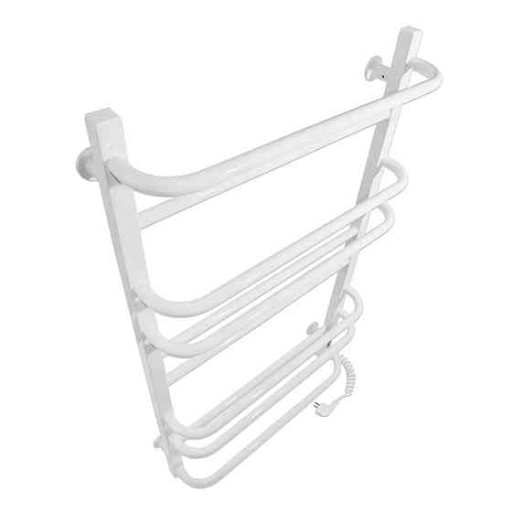 Електричний полотенцесушитель Laris Зебра Комфорт ЧК10 500Х900 Е білий Київ