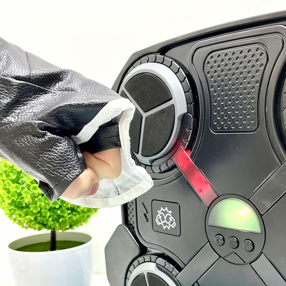 Бокс електронний usb + акумулятор 2 рукавички звук світло Чорний (2021-7B) Чернігів - фото 6