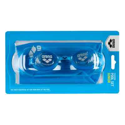 Набір для плавання Arena Pool JR Set (окуляри+шапочка) 92423-070 блакитний, білий Діт OSFM (3468334661354) Вінниця