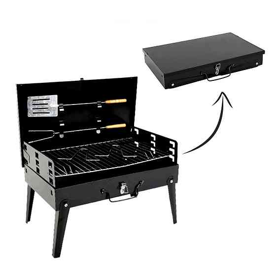Складной угольный гриль Garden Line BBQ4841 Черный Киев