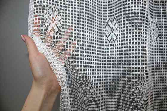 Тюль VR-Textil 1378т Juli Сітка Білий 200х150 см (42-0924) Київ