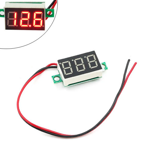 Цифровой вольтметр 2.5-30В 0.36&quot; LED измеритель напряжения вольтажа Винница - изображение 1