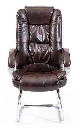 Офісне Конференційне Крісло Richman California Titan Dark Brown Хром CF Коричневий Київ