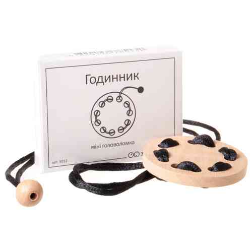 Міні головоломка Годинник заморочка 5012 дерев'яна Вінниця