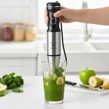 Блендер 4 в 1 SK-768-4, 800 Вт, ручной блендер, измельчитель, венчик, многофункциональный Одесса - изображение 6