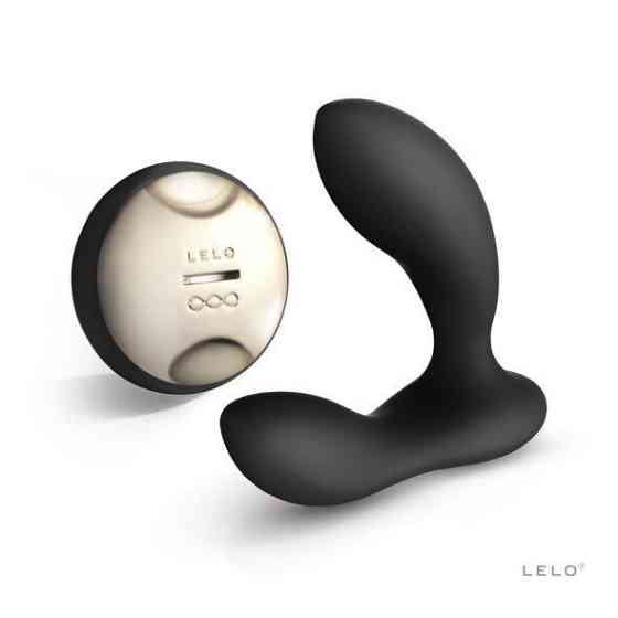 Масажер простати LELO Hugo Black, 2 мотори, пульт ДК, керування рухом Sex Aura Київ