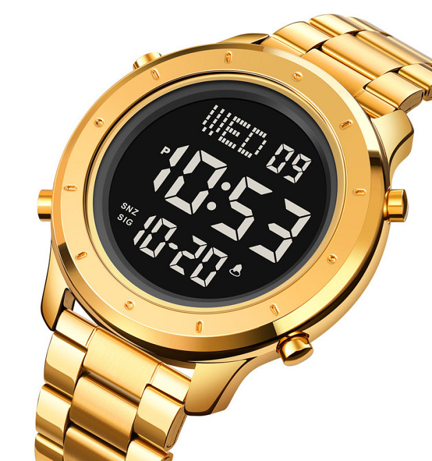 Skmei 1864SGDBK Gold-Black Steel SBR Киев - изображение 2