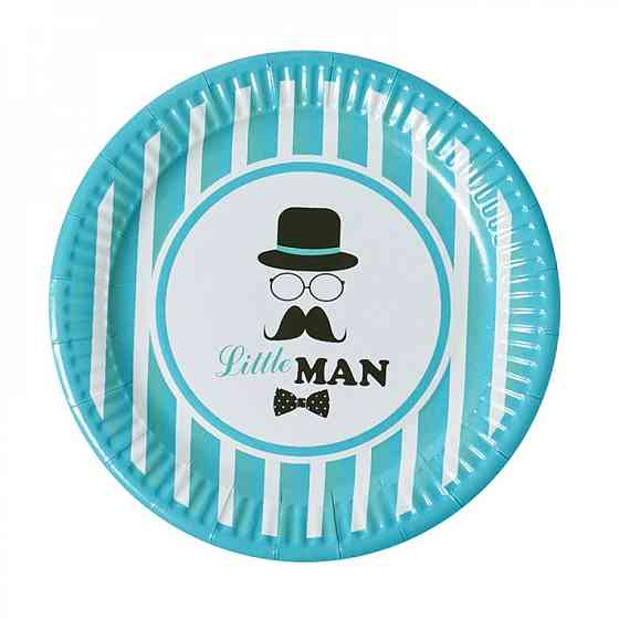 Набір паперових тарілок "Маленька людина" 7038-0008, 10 шт Вінниця