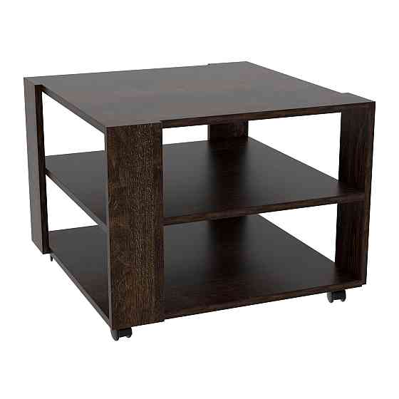 Стол журнальный Квант №4, Дуб Конкордия, 600/600/450 Львов