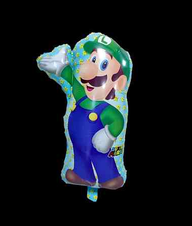 Шарик Super mаrio 58 на 33 см разноцветный Киев