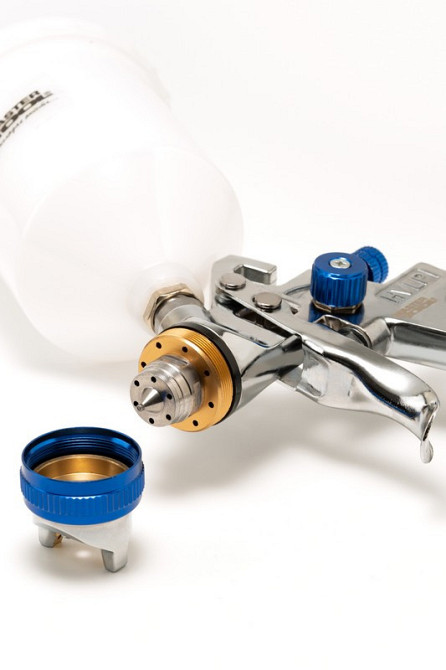 Фарбопульт MASTERTOOL HVLP ВБ 600 мл пластик Ø1.4 мм 150-220 л/хв 3-4 бар з манометром тип А 80-8910 Рівне - фото 3