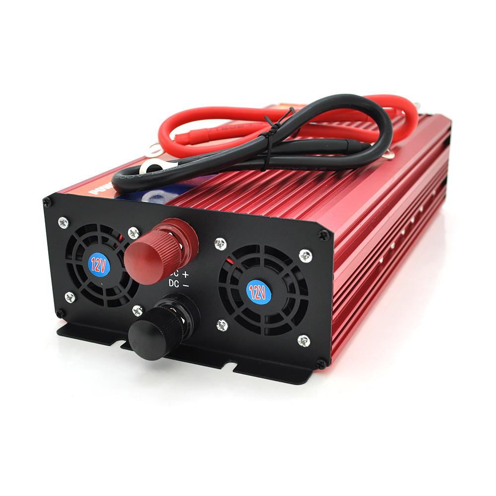 Инвертор напряжения NV-4000(2000Вт)+LCD, 12/220V, approximated, 1 универсальная розетка, клемм, Box Киев - изображение 2