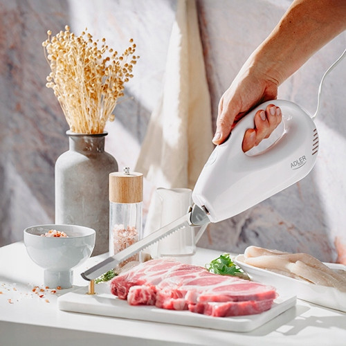 Электрический нож лезвие 17 см с 2 лезвиями Adler AD (4512) 180 Вт Нововолынск - изображение 9