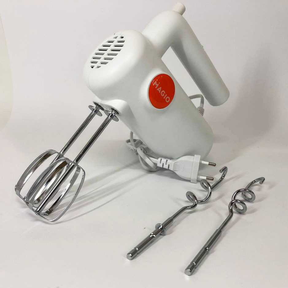Дрібний побутовий міксер, Міксер з насадкою для збивання вершків з двома віночками JE-40 Львів - фото 8