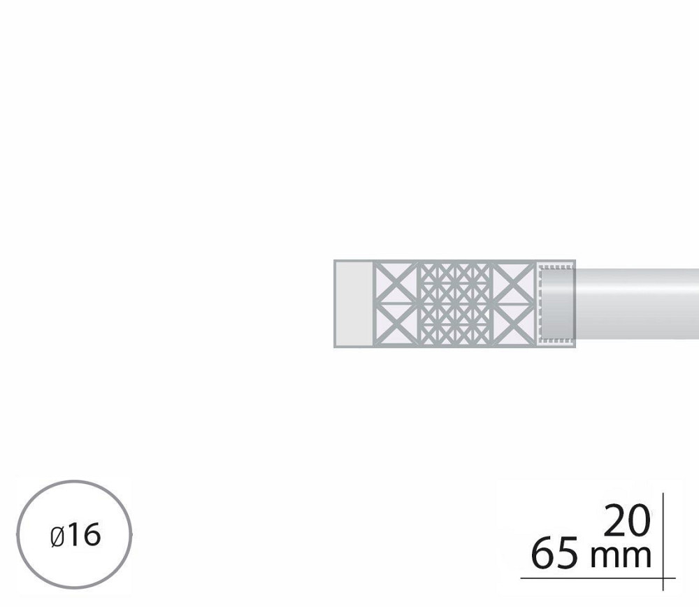 Закінчення для карнизу Orvit РУБІКЕЛА 16 мм АНТИК - ЗОЛОТО МАТОВЕ Львов - изображение 2