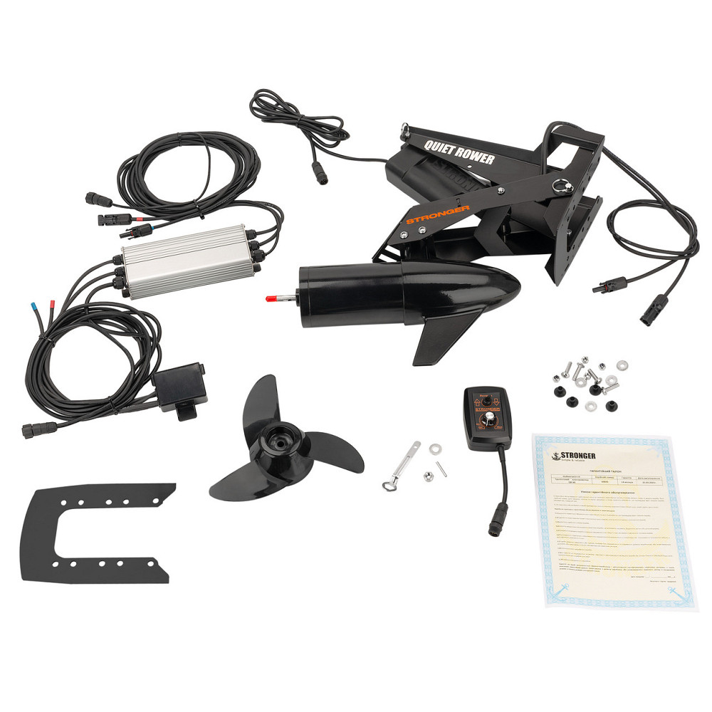 Троллинговый мотор Stronger 60 lbs,инсталяция на подвесной бензиновый мотор Киев - изображение 7