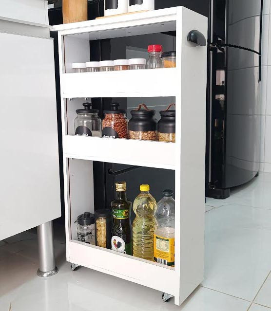 Выдвижной стеллаж 