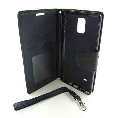 Чехол книжка Samsung N910 N9100 Note 4 Goospery черный Одесса
