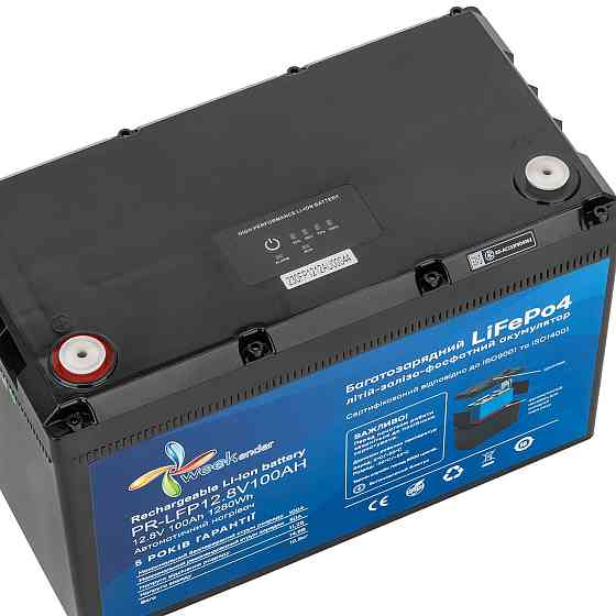 Акумулятор літій-залізо-фосфатний Weekender LiFePo-4 100 Ah 12.8 V з автоматичним підігрівом Київ