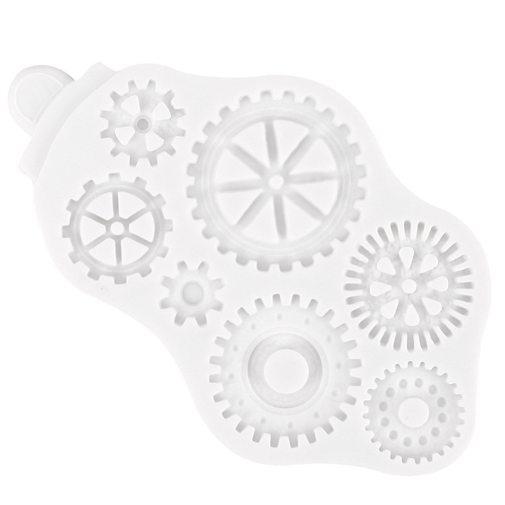 Молд силиконовый Стимпанк механизмы 157 на 100 мм серый Киев - изображение 5