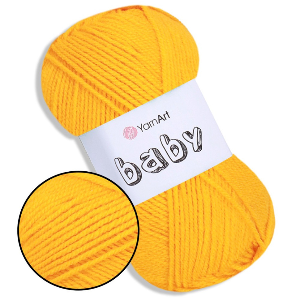 Пряжа для іграшок Baby YA150-50 акрил, 50 грам, 150 м, в асортименті Вінниця - фото 2