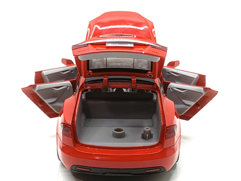 Машина Автосвит Tesla S инерционная открываются двери капот багажник 21см Красная (AP-1956) Чернігів - фото 8