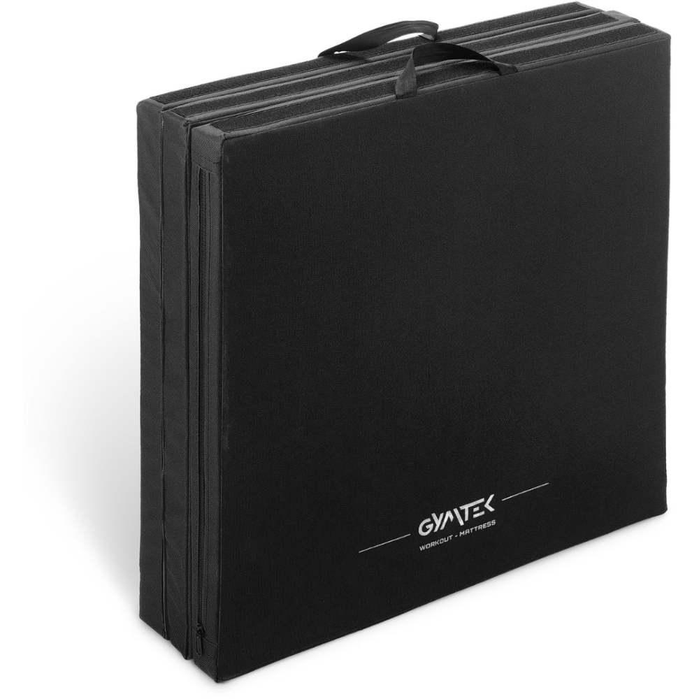 Мат гімнастичний Gymtek твердий 5см з липучкою чорний Київ - фото 5