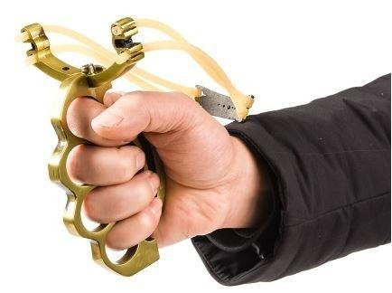 Рогатка металева спортивна з ручкою кастет HeyTec ТР6416 Одеса - фото 6