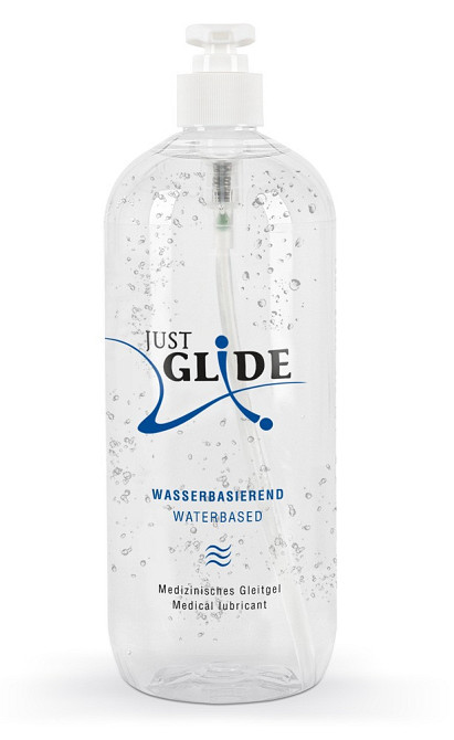Лубрикант Just Glide Water-based на водній основі, 1000 мл Sex Aura Київ - фото 1