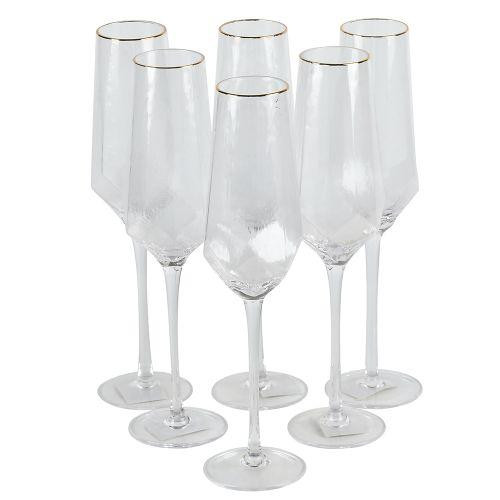 Келих для шампанського "Crystal" 6шт/набір 300мл Київ - фото 5