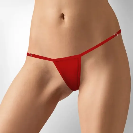 Сексуальні трусики з ланцюжком Bad Bitch червоні розмір XS-M Львов