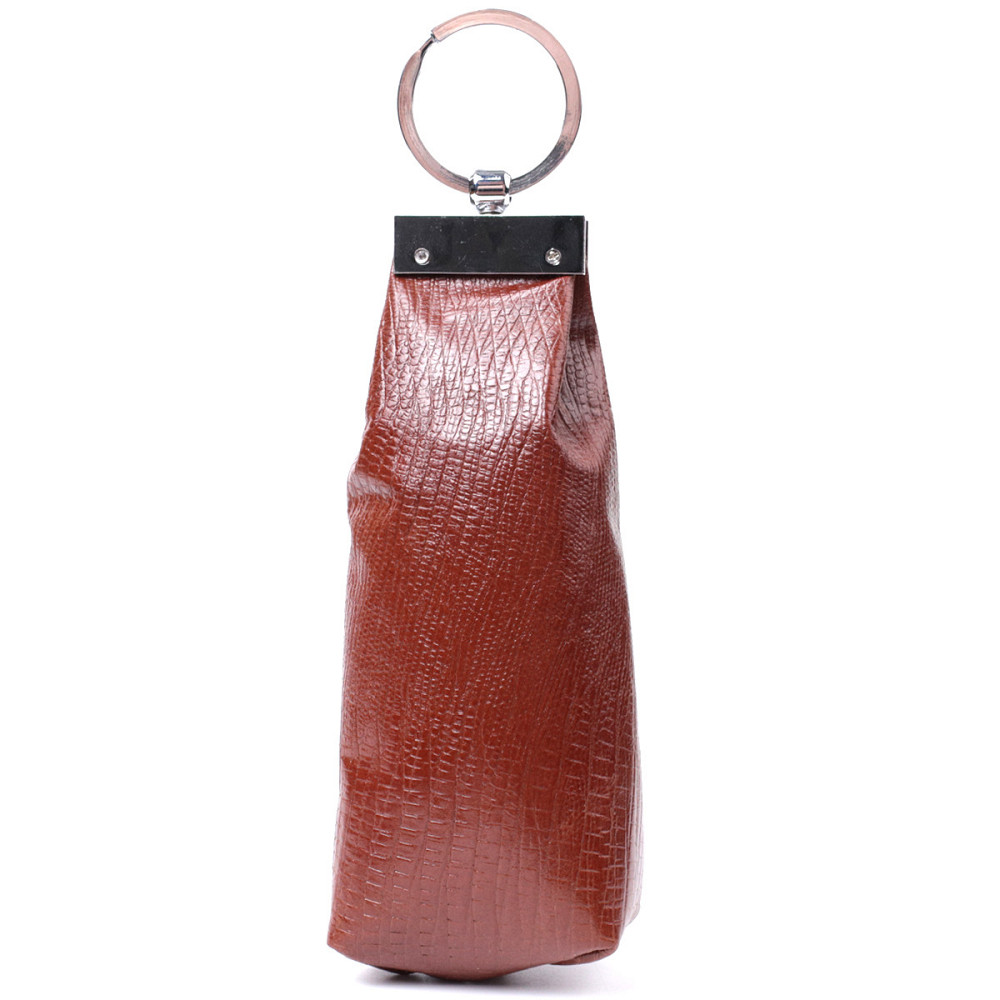 Стильная ключница из фактурной натуральной кожи KARYA 22822 Рыжий Киев - изображение 2