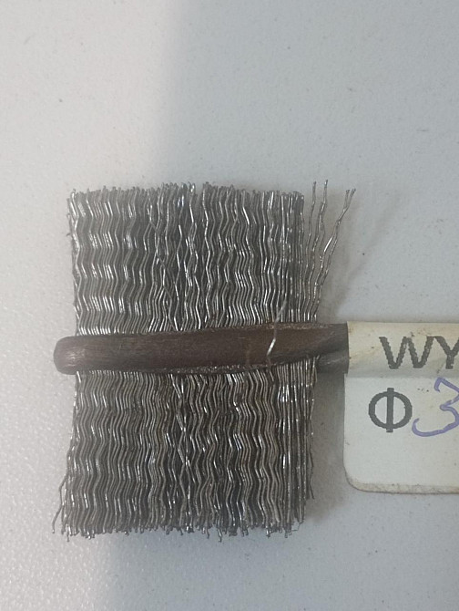 Йоржик дротяний жорсткий плоский N930 загальною довжиною 100мм довжиною йоржика 20мм шириною (діаметром) 30мм 30 Киев - изображение 2