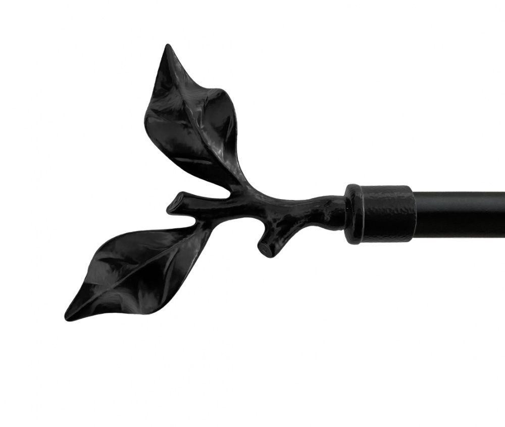 Закінчення для карнизу Orvit ЛИСТОК ТРОЯНДИ 16 мм ЧОРНИЙ ОКСАМИТ Львов - изображение 1