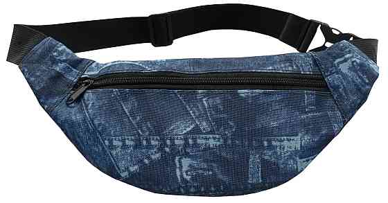 Сумка-бананка Tiger Moon Print Джинс S204290 Київ