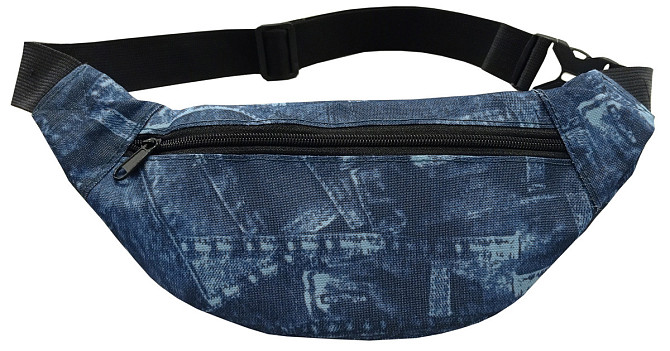 Сумка-бананка Tiger Moon Print Джинс S204290 Київ - фото 2