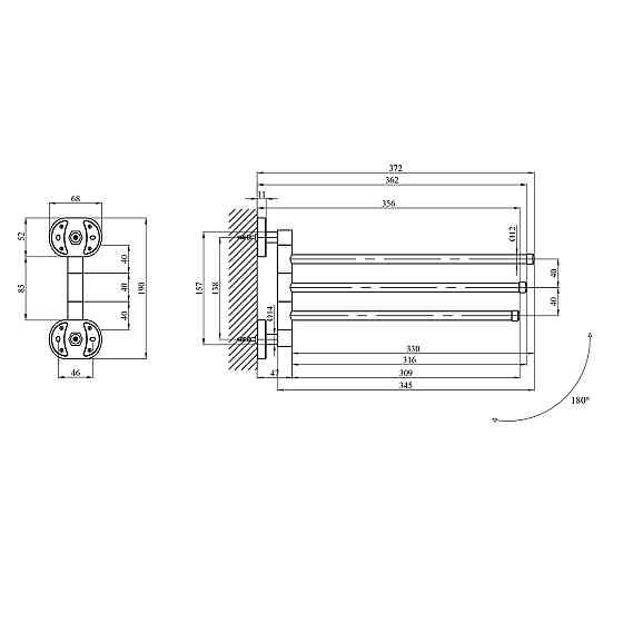 Тримач для рушників Kroner KRM Elbe - ACC2913 Київ