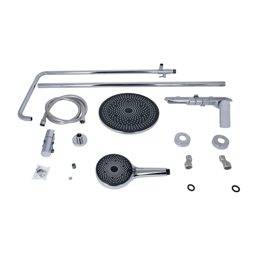 Душова система з виливом Qtap Slavonice на три споживачі QTSLA111CRM45904 Chrome Київ - фото 10