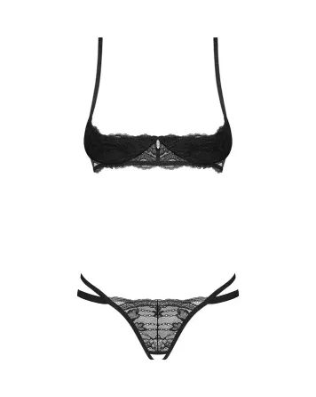 Комплект Obsessive Nutris 2-pcs crotchless set XL/2XL Львів