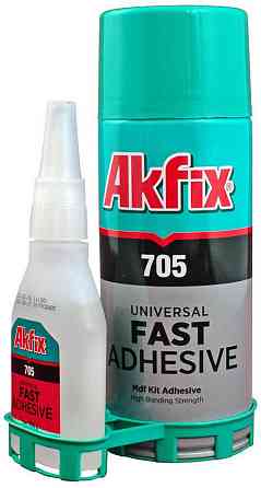 Akfix 705 - двокомпонентний клей акфикс 705, універсальний супер клей + активатор, 100 г + 400 мл Павлоград