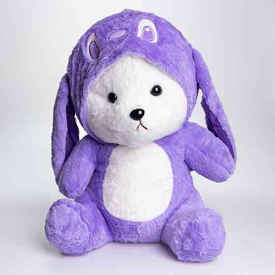 Плед-іграшка Мишка Тедді в костюмі Ангела, фіолетовий Київ